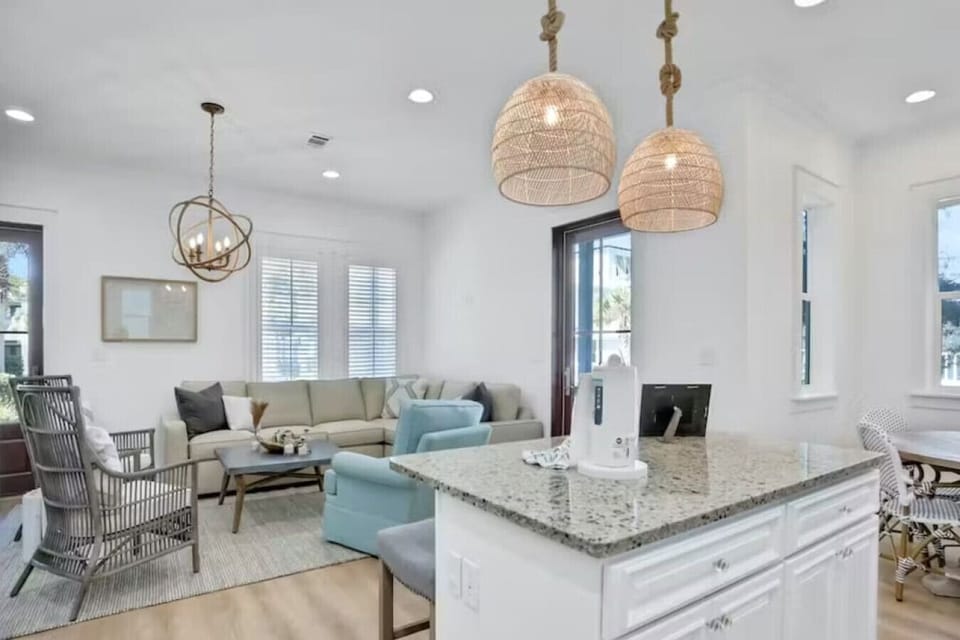 Kitchen into the Living Room