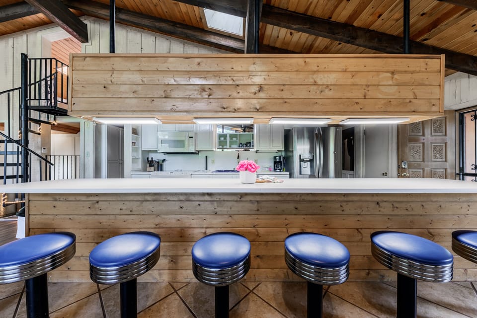 Long Bar Area w/ Barstools