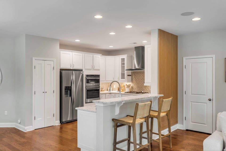 Additional seating near kitchen