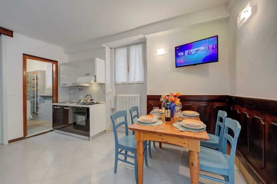 Kitchen and dining area