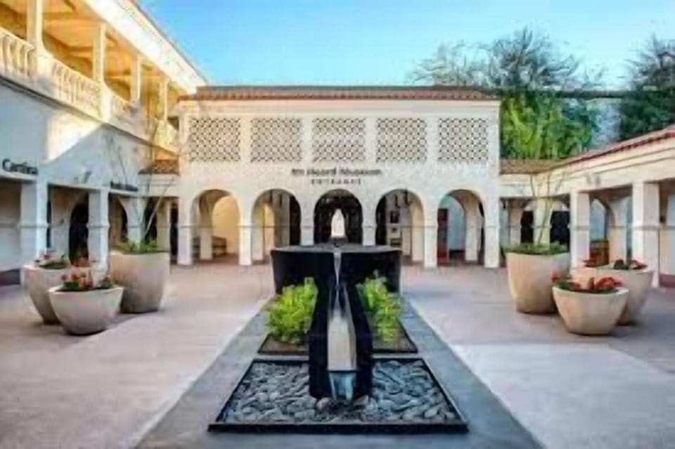 Unwind beside the tranquil courtyard fountain between adventures.