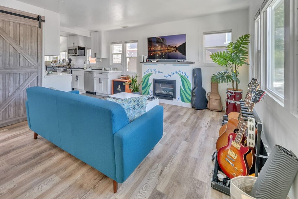 Fun living area.