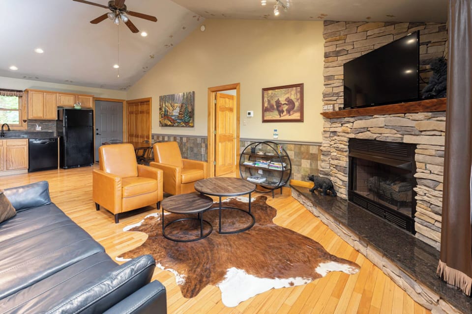 Imagine curling up on the couch in this living room with a good book or movie.