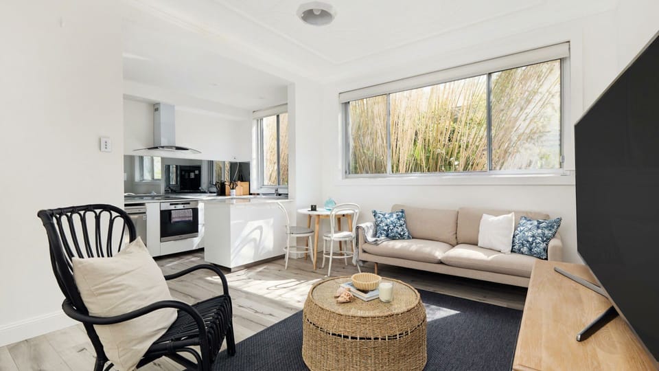 Experience beachside bliss and contemporary comfort in our two-bedroom, one-bathroom sanctuary
