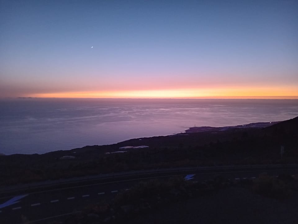 Sunset from the house terrace.