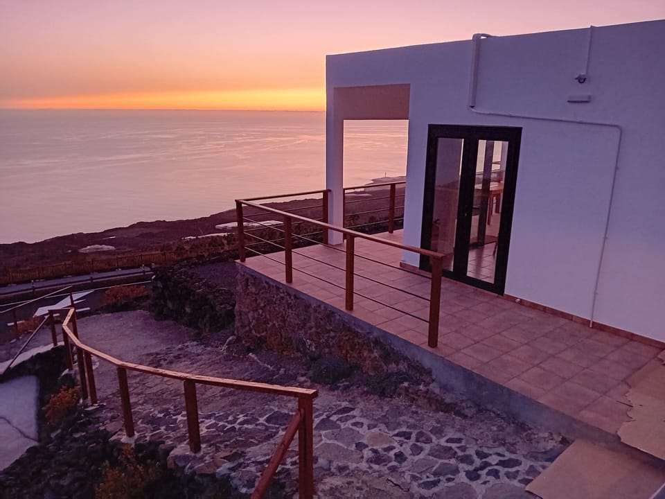 Sunset from the southern terrace