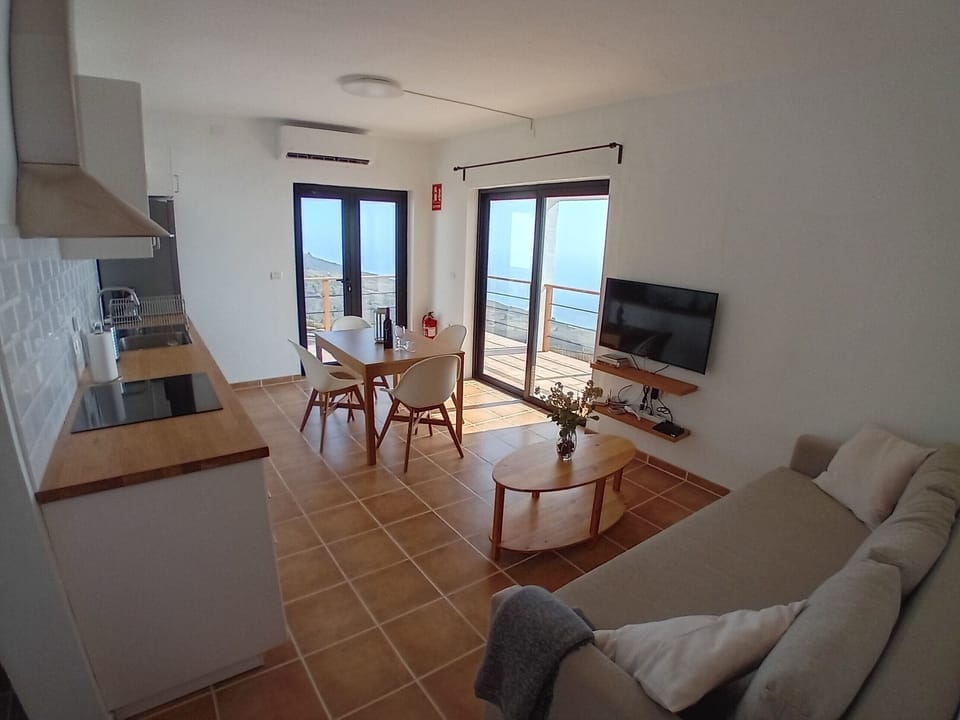 Open space living room and kitchen