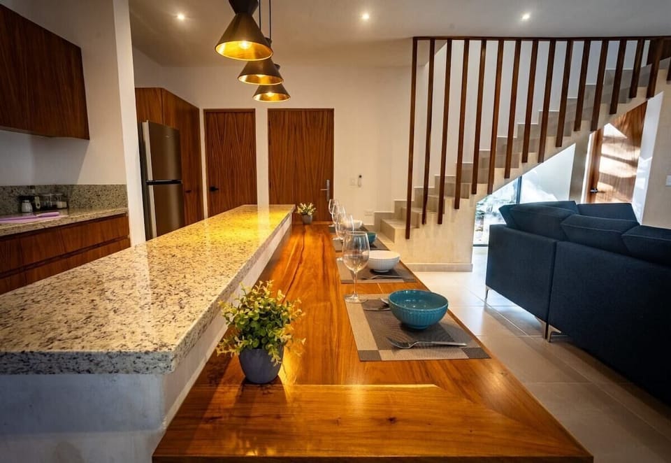 bar and kitchen table