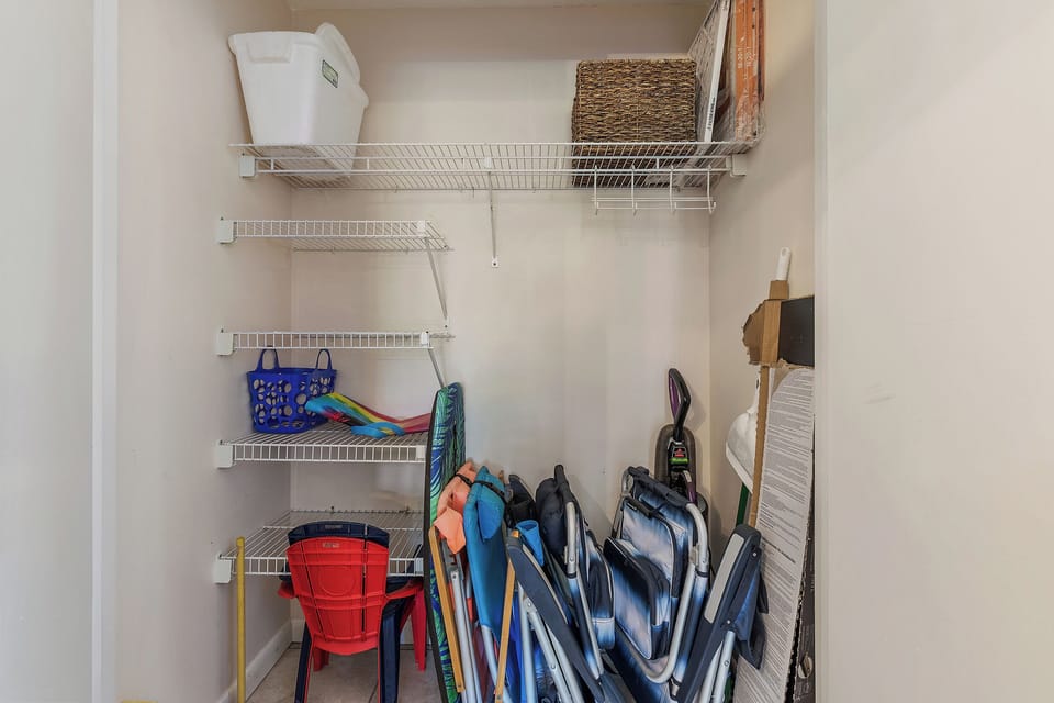 Beach Essentials and More Storage Available
