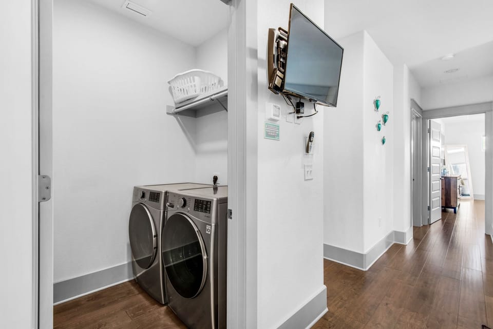 Washer and dryer