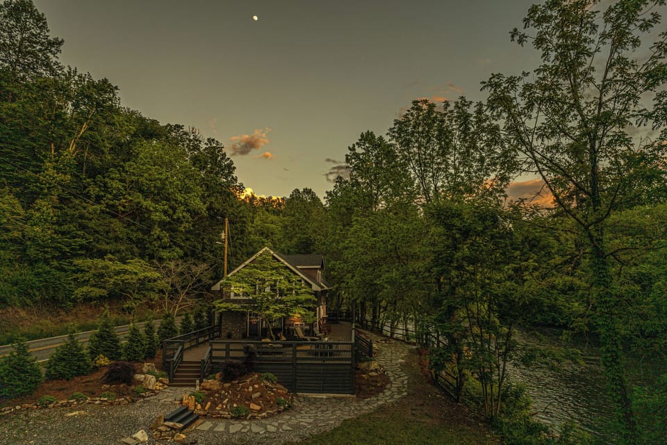 Front of the River House
