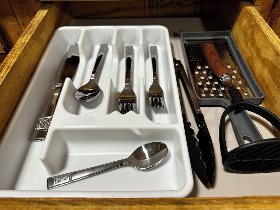 silver ware for your meals