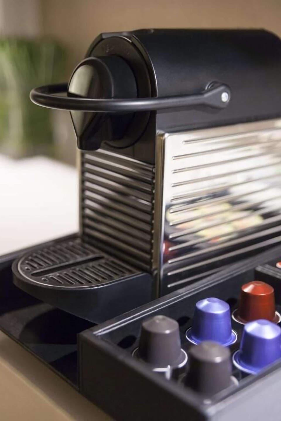Start mornings right with an in-room espresso and easy comfort.