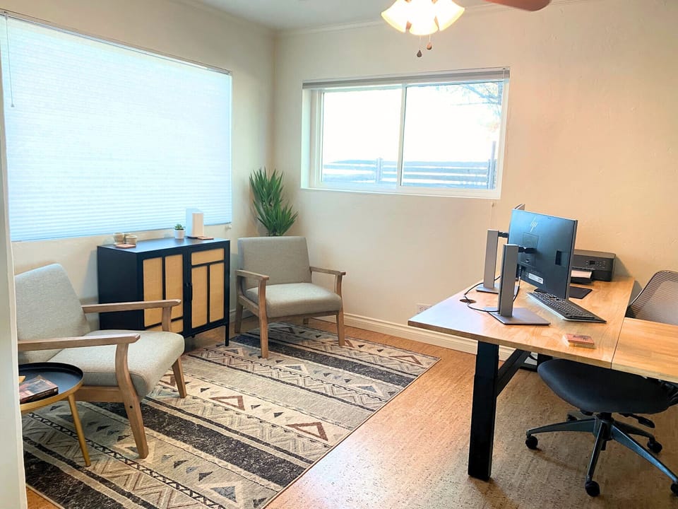 Office Sitting Area, Perfect for a Morning Cup of Coffee