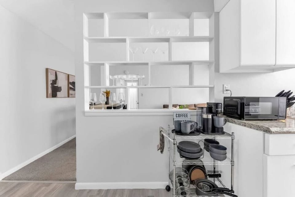 Feel free to cook your favorite meals in this tidy and spotless kitchen