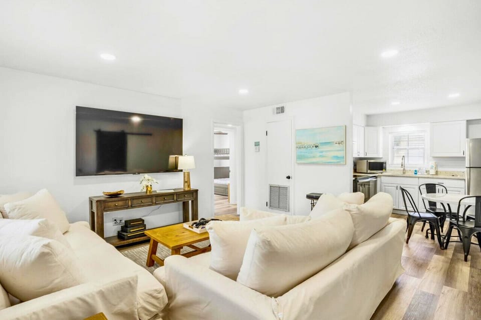 Enjoy the Smart TV in this spacious living space