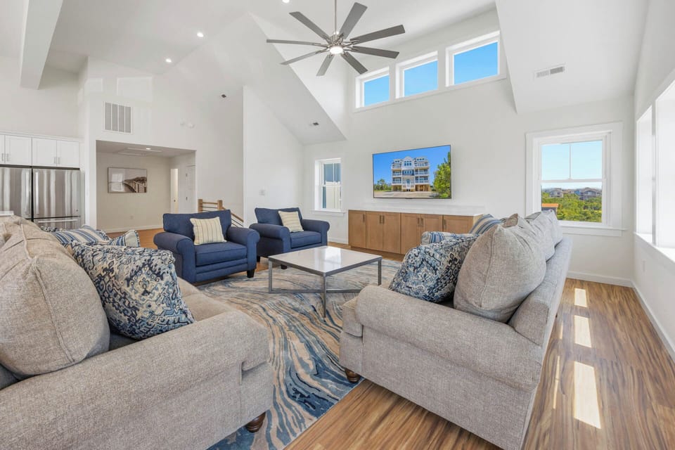 Surf or Sound Realty - 1157 - Ocean Dance - Great Room -4