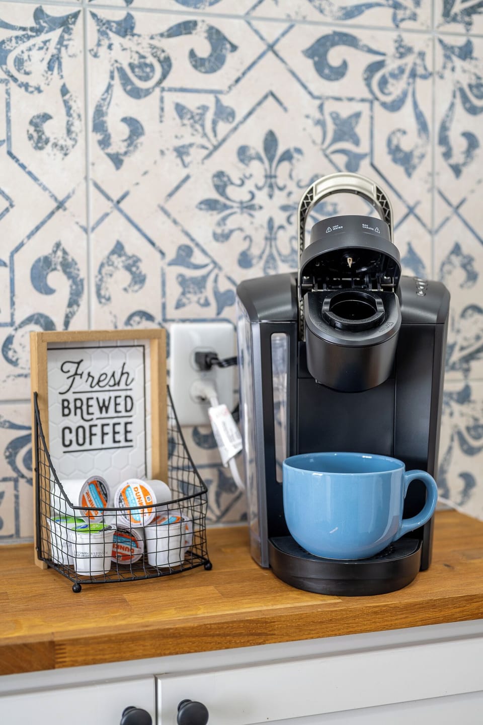 Coffee always provided during your stay