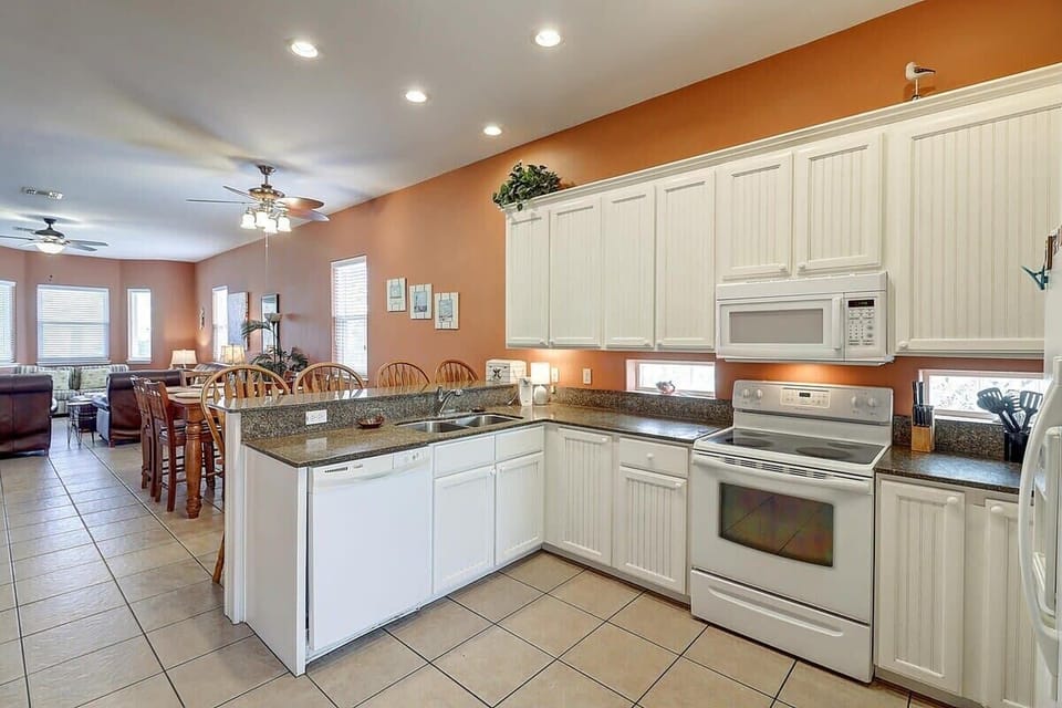 Fully stocked kitchen