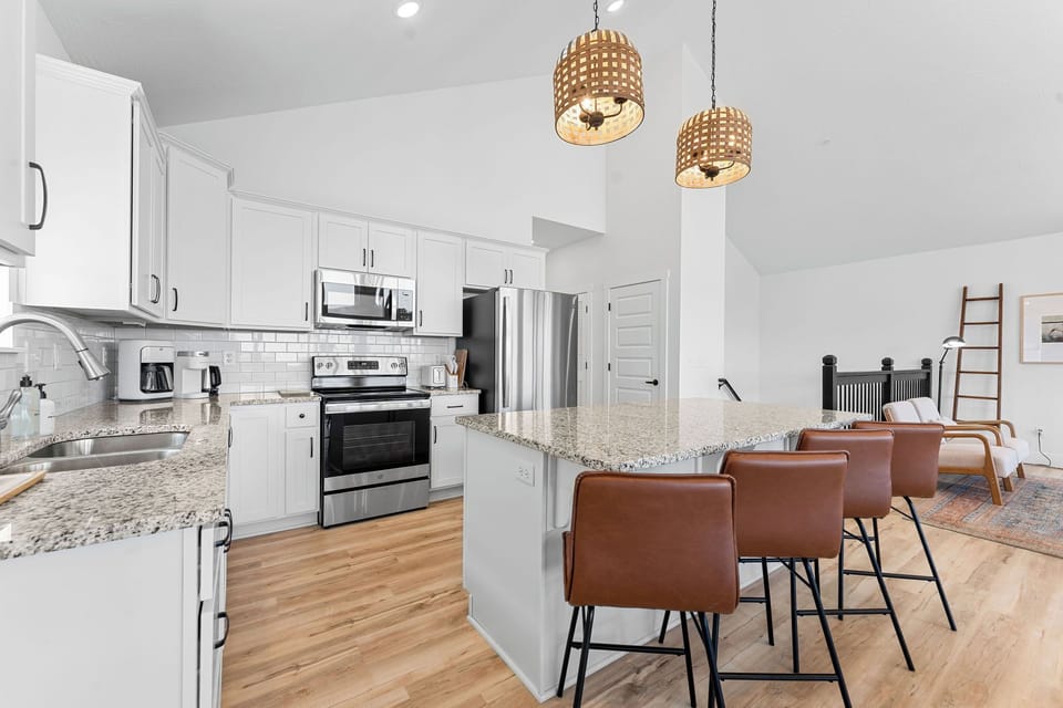 Prepare your favorite dishes with ease while enjoying thoughtful design and modern appliances.