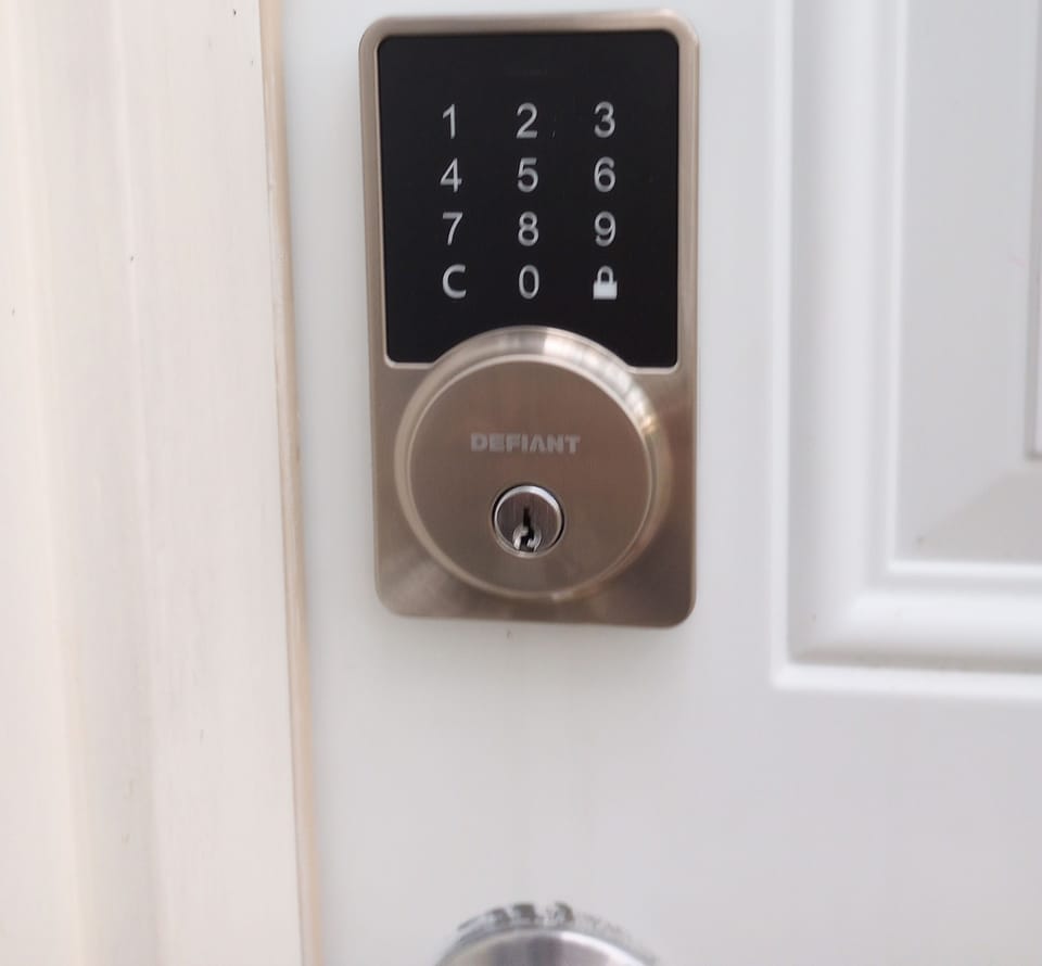 Access via key code, no lost keys!