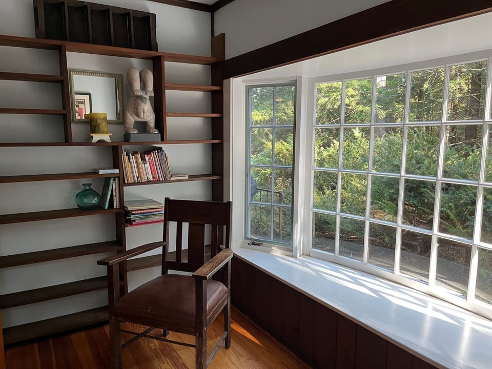 Office/library with door
