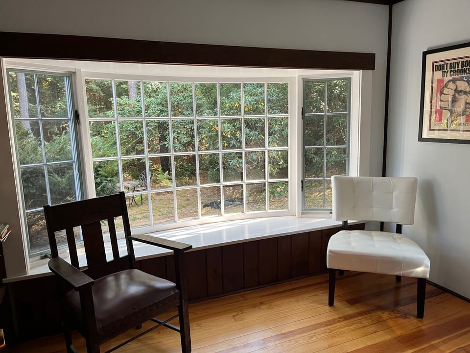 Office/library with door