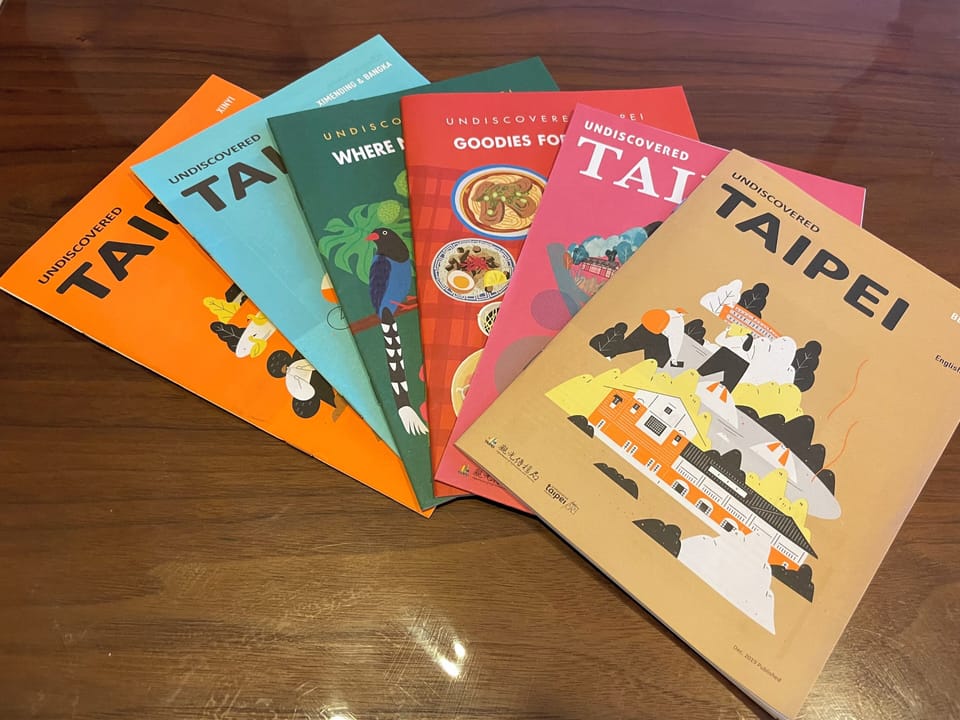 Taiwan travel guide will be provided upon checkin