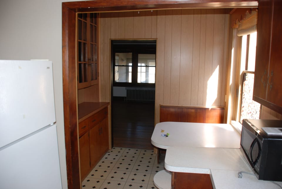 Floor, Flooring, Indoors, Refrigerator, Hardwood