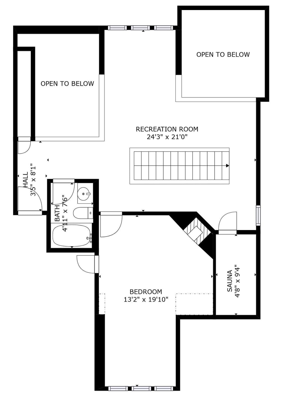 Second floor plan