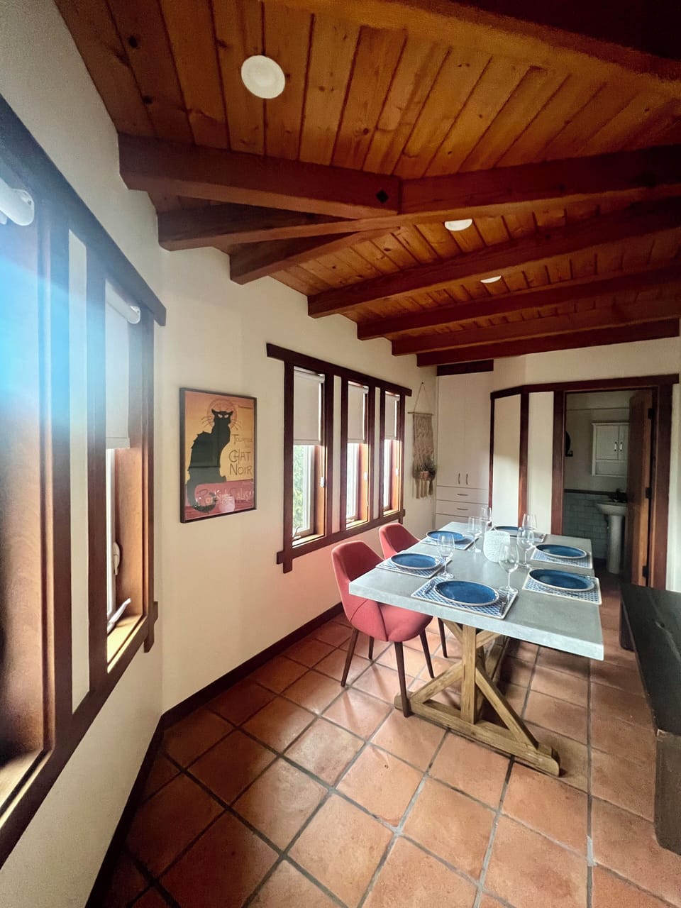 Dining Room and guest bathroom