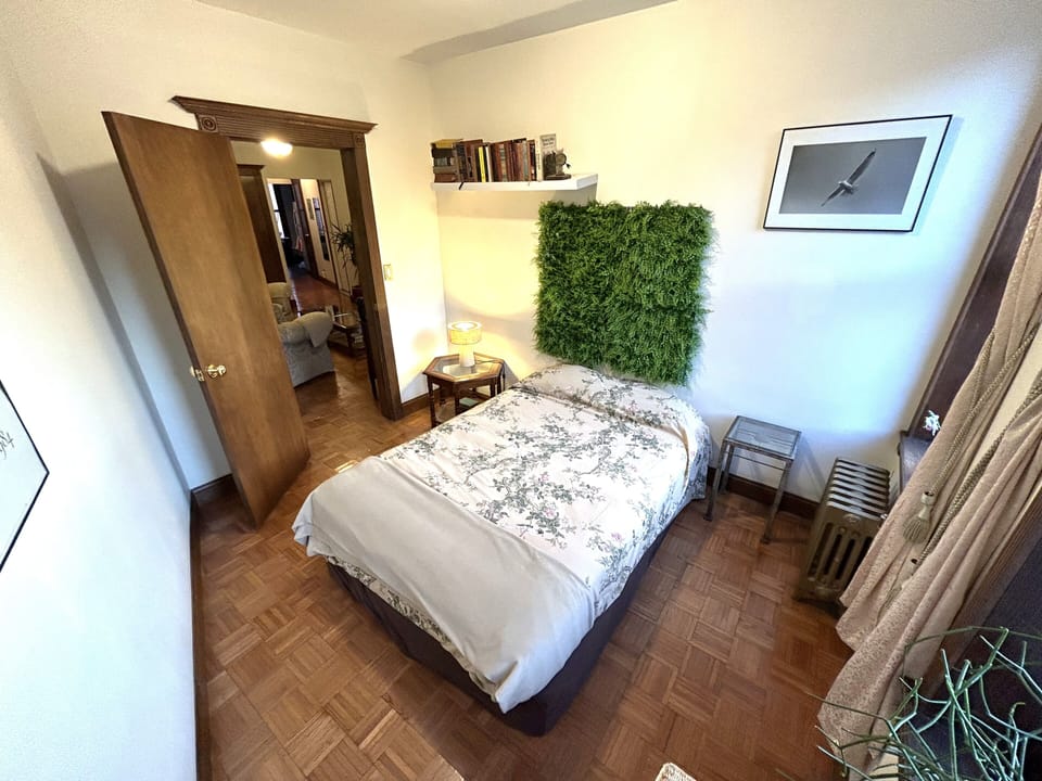 Bedroom # 2 has a comfortable full/double-size bed.