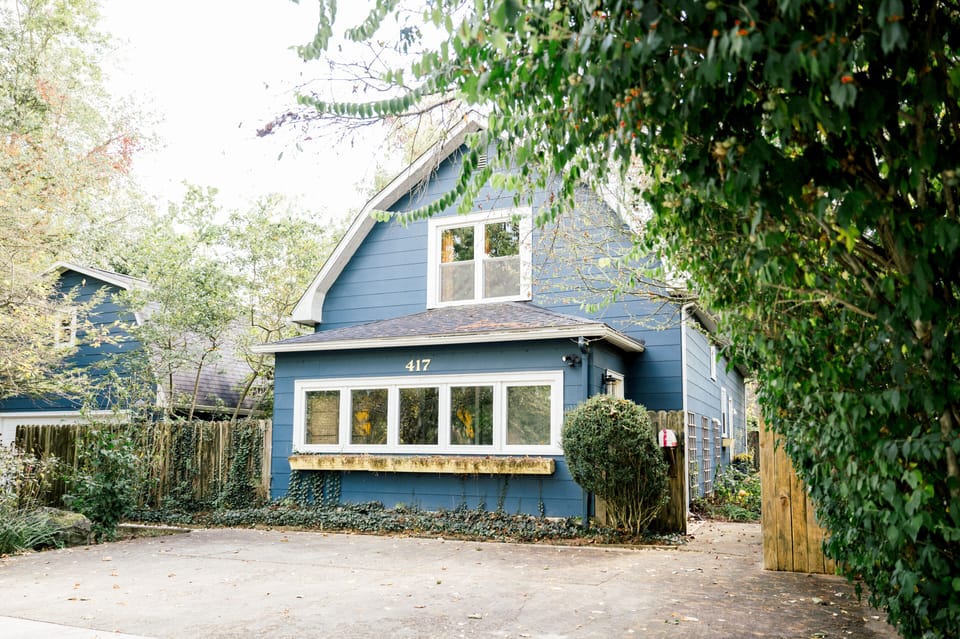 Dutch Colonial fully fenced in for privacy and security.