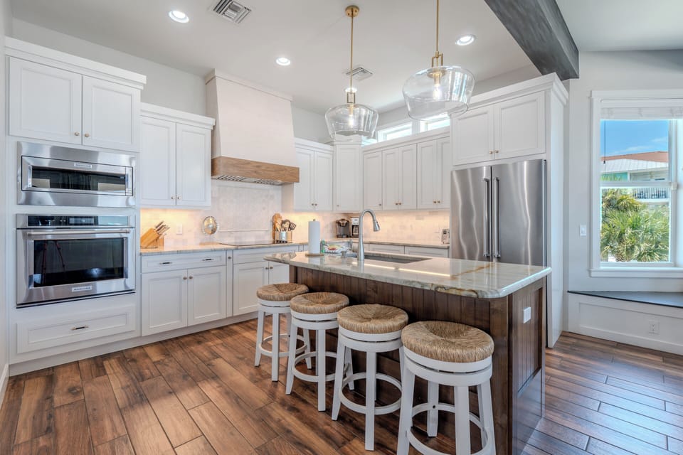 Fully Equipped Coastal Kitchen