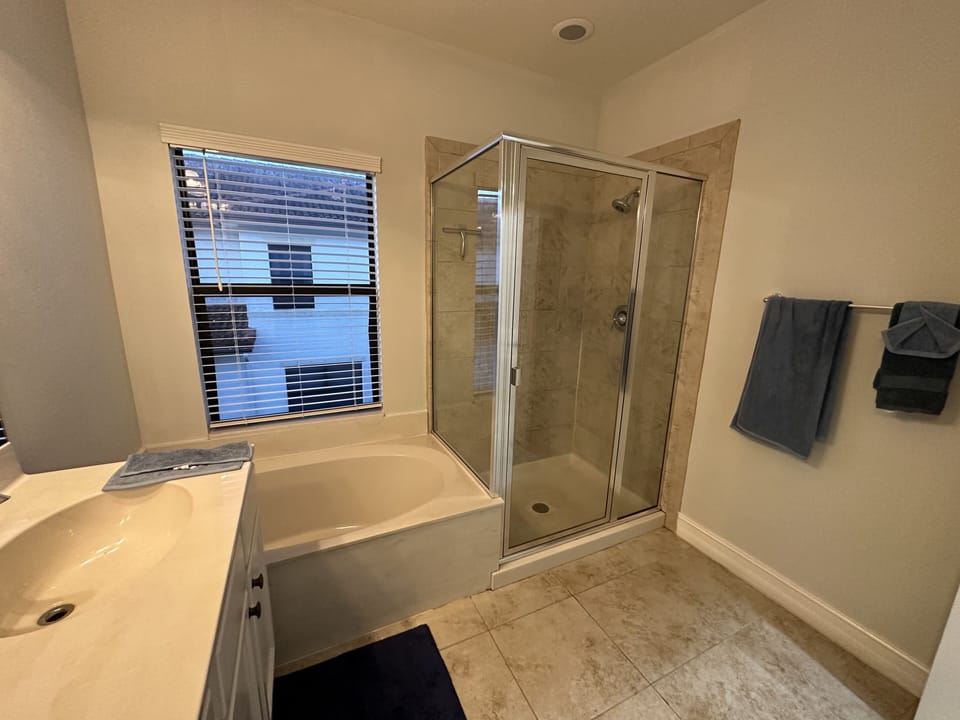 Master Bathroom - with a Tub overlooking backyard