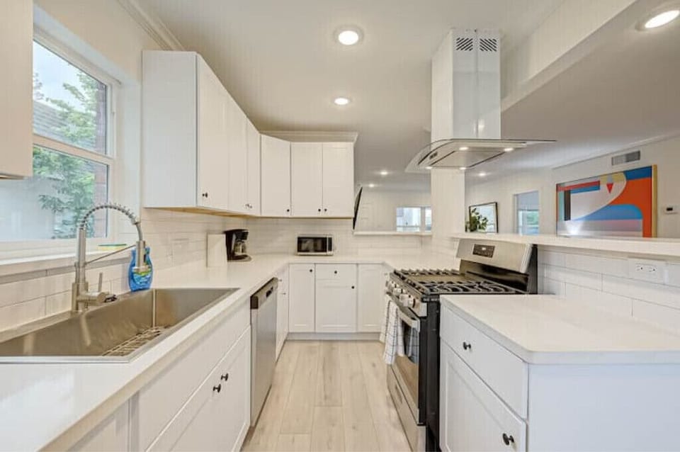 Kitchen. All new stainless steel appliances as of Spring 2023.