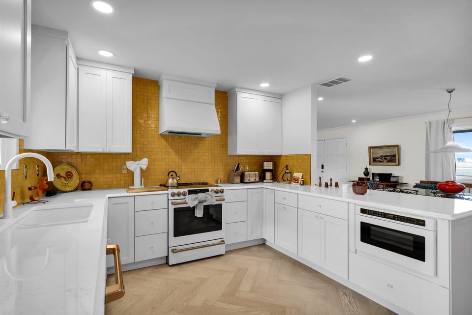 Newly renovated kitchen with all new GE Cafe appliances
