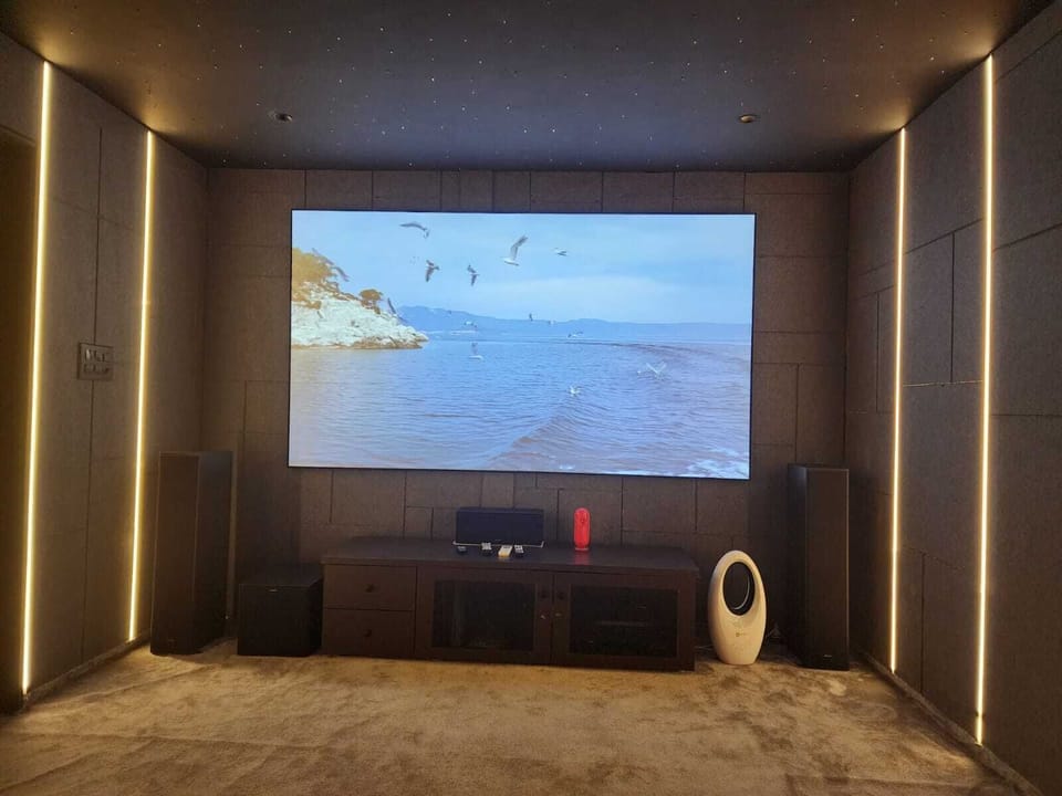 120 inch screen cinema thearte