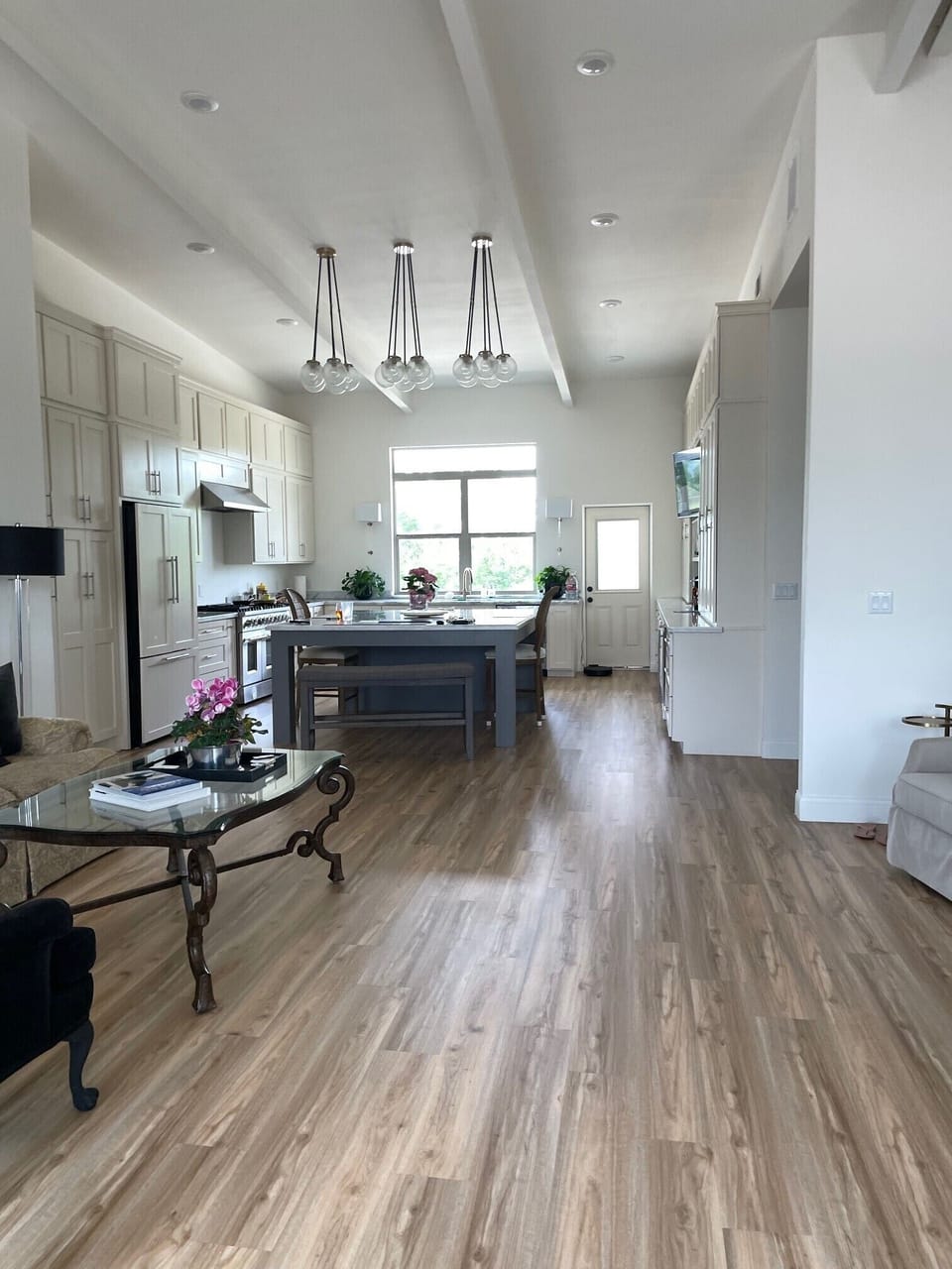 Spacious Kitchen with Island Seating