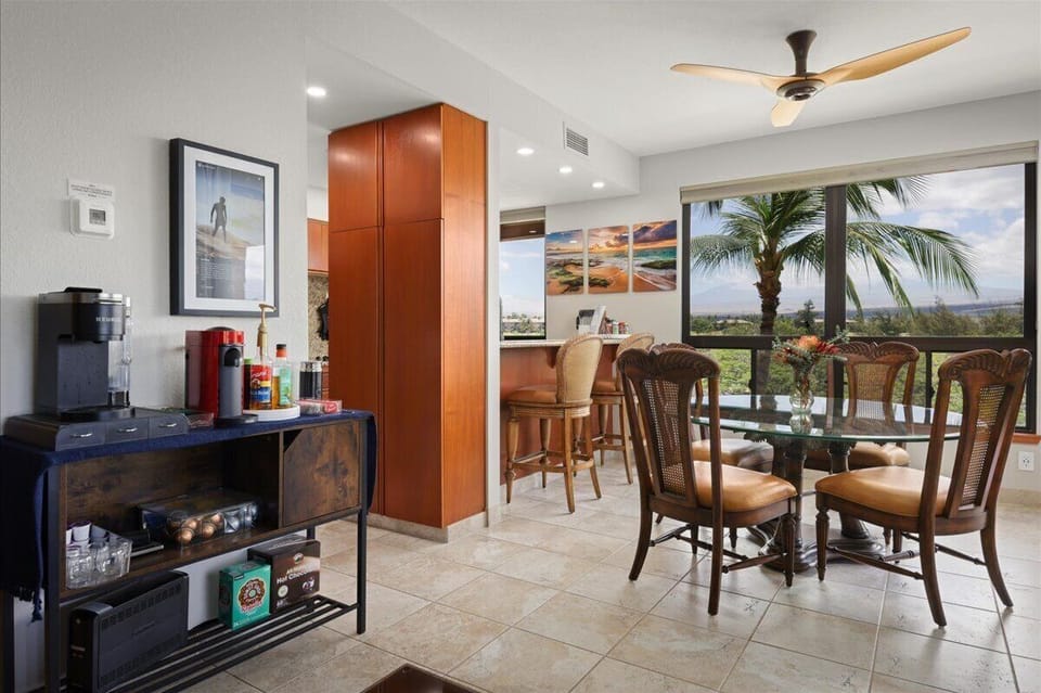 Coffee Bar, Dining Area, and Kitchen.