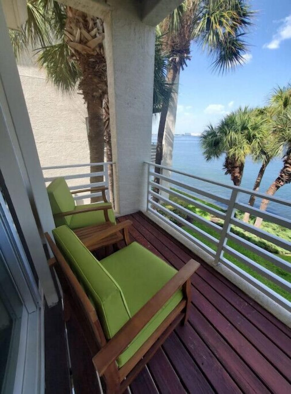 Part of the balcony off Main Level.
