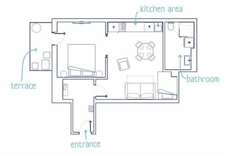 Floor plan of the apartment
