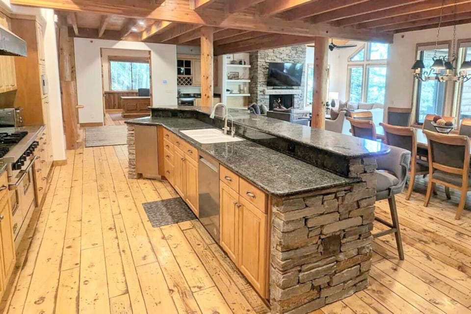 Beautiful kitchen and dining area