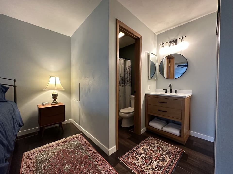 Upstairs Master Bedroom and Bathroom