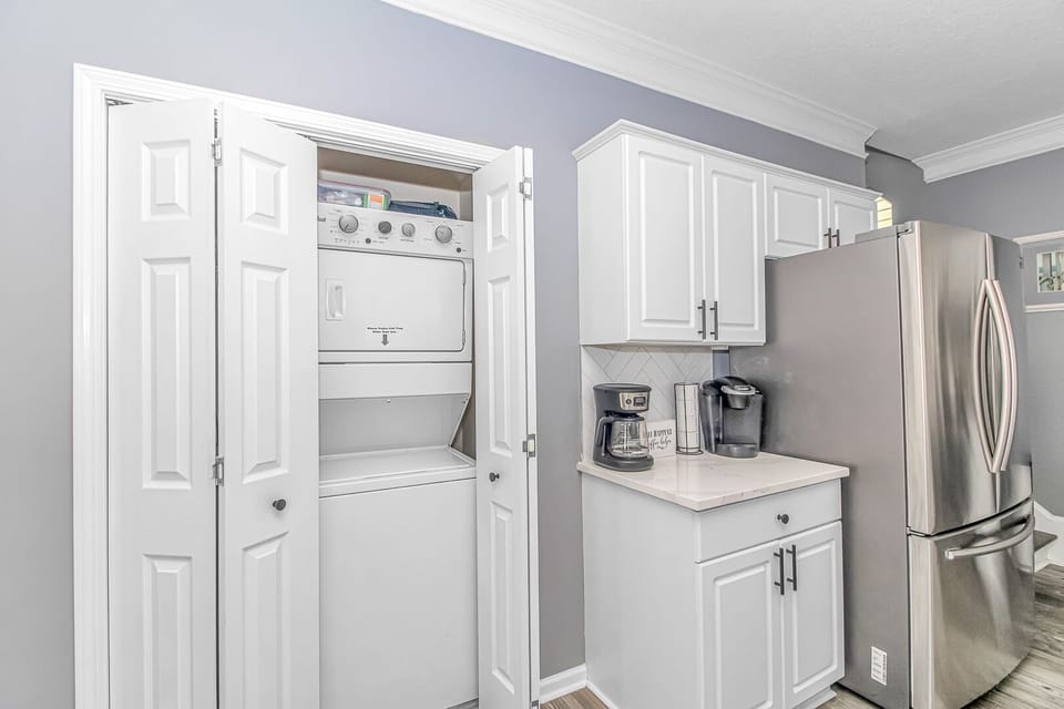 Washer and Dryer located on the property for your use
