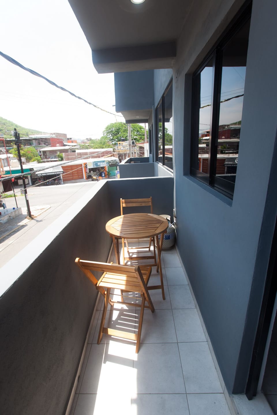 Enjoy your morning coffe at the balcony.