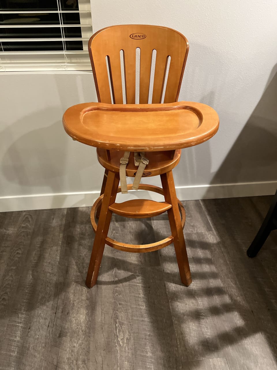 High chair provided
