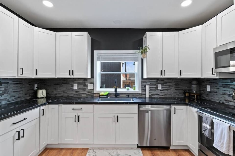 Fully Stocked Modern Kitchen