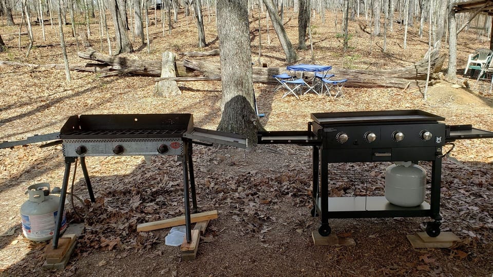 Covered cooking space