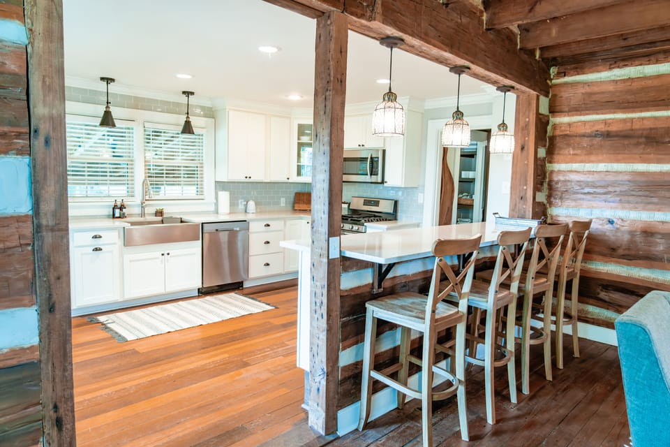 Watch the chef as they prepare dinner for everyone! This is a favorite spot!